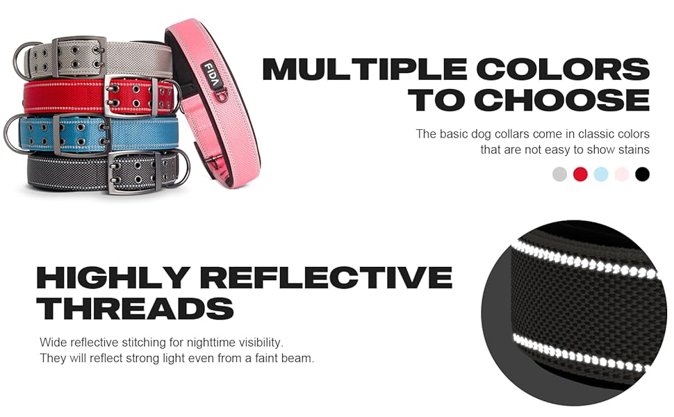 FIDA Heavy Duty Dog Collar