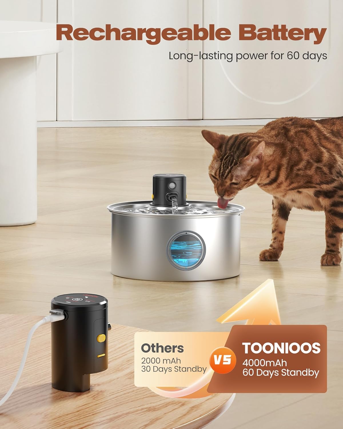 Stainless Steel Water Fountain With Sensor