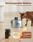 Load image into Gallery viewer, Steel Paws™ 3.2L Wireless Stainless Steel Pet Fountain Medivet store