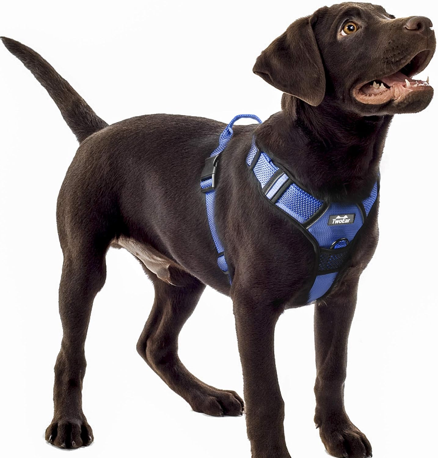 FIDA Dog Harness, No Pull Reflective Harness Front Clip Easy Control Handle Adjustable Soft Padded Pet Vest