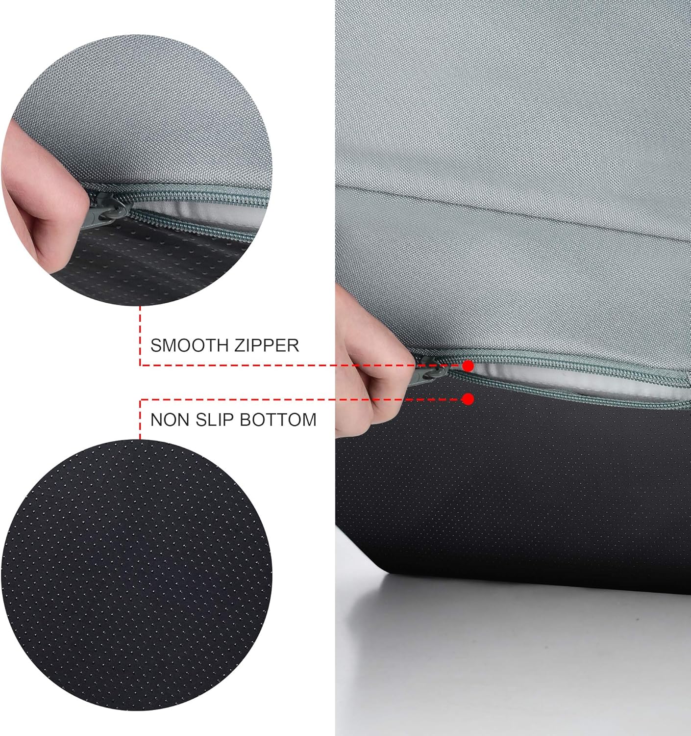 FIDA Orthopedic Dog Bed with Memory Foam Base with Removable Washable Cover