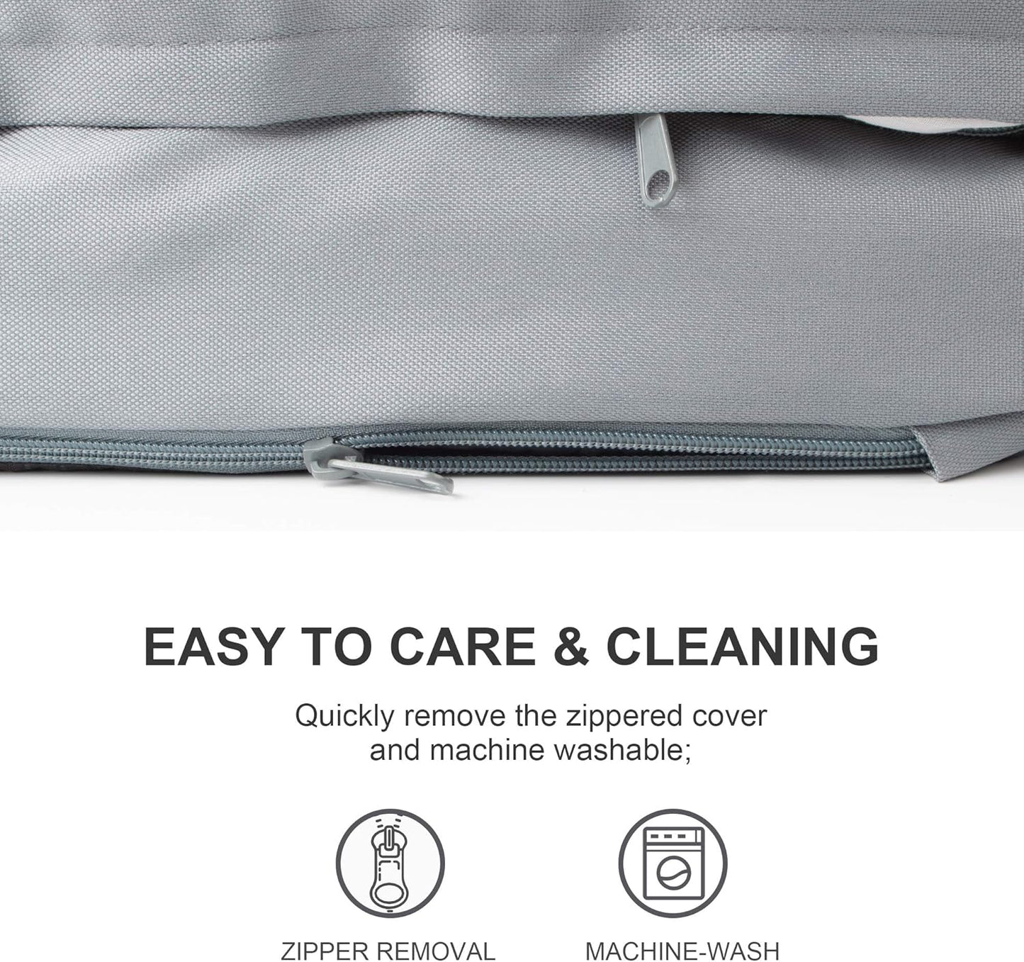 FIDA Orthopedic Dog Bed with Memory Foam Base with Removable Washable Cover