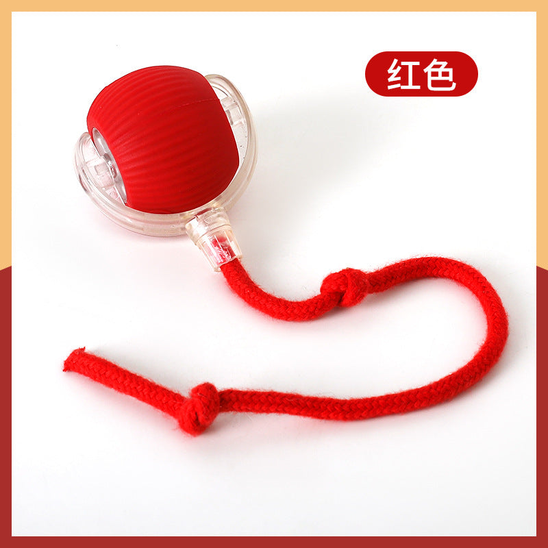 Electric Smart Tail Rolling Ball - Interactive Cat Toy