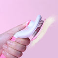 Load image into Gallery viewer, Ergonomic Self-Cleaning Pet Slicker Brush with Angled Bristles