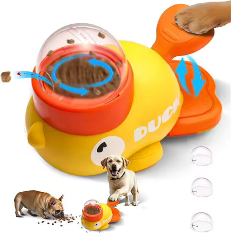Interactive Duck Treat Dispenser Toy for Pets