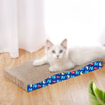 Load image into Gallery viewer, Cardboard Cat Scratcher Lounger with Playful Design