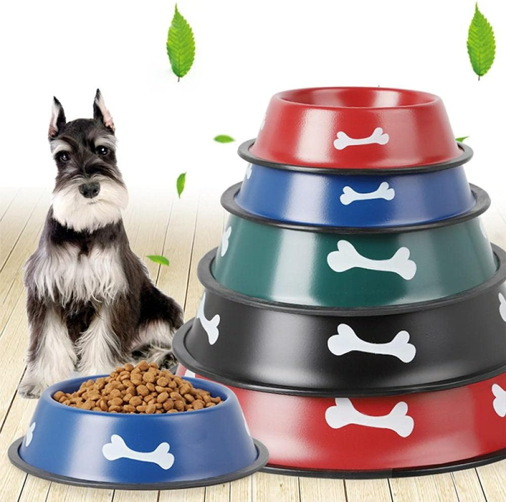 Colored Stainless Steel Pet Bowls