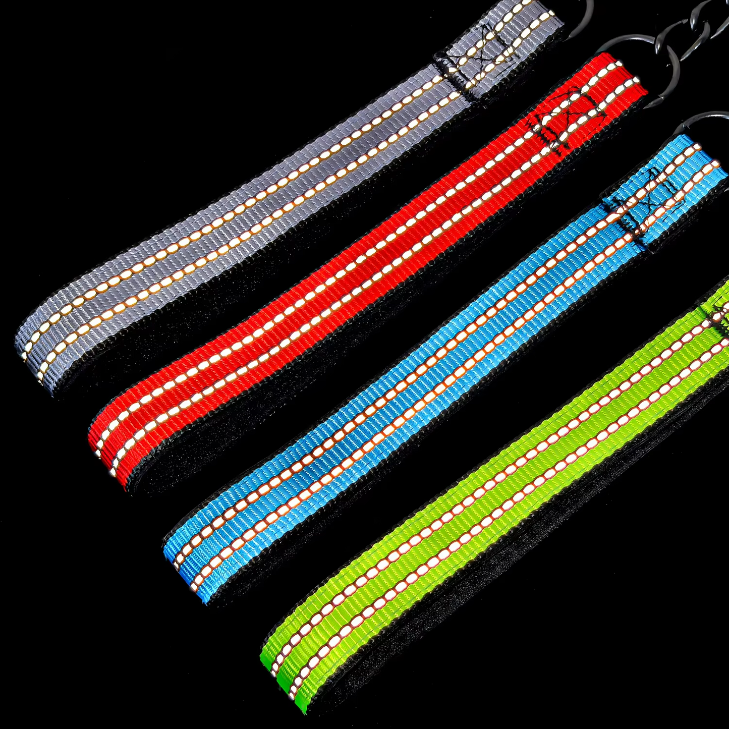 Reflective Dog Leash and Collar Set with Heavy-Duty Chain - Durable & Anti-Bite