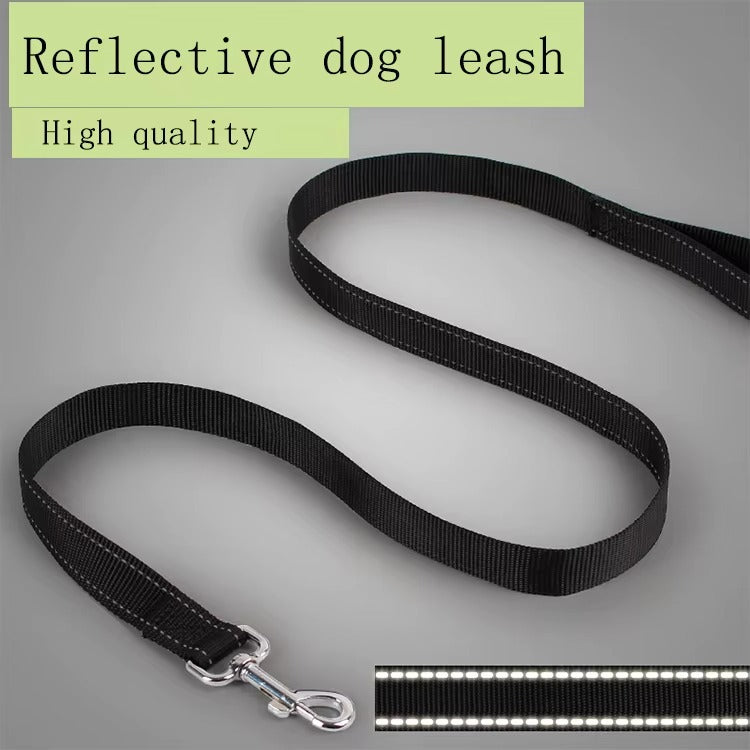 Reflective Dog Leash - High Quality & Durable Pet Leash for Night Safety