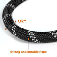 Load image into Gallery viewer, Heavy-Duty Rope Dog Leash | Padded Handle & Reflective Stitching | Durable Pet Leash