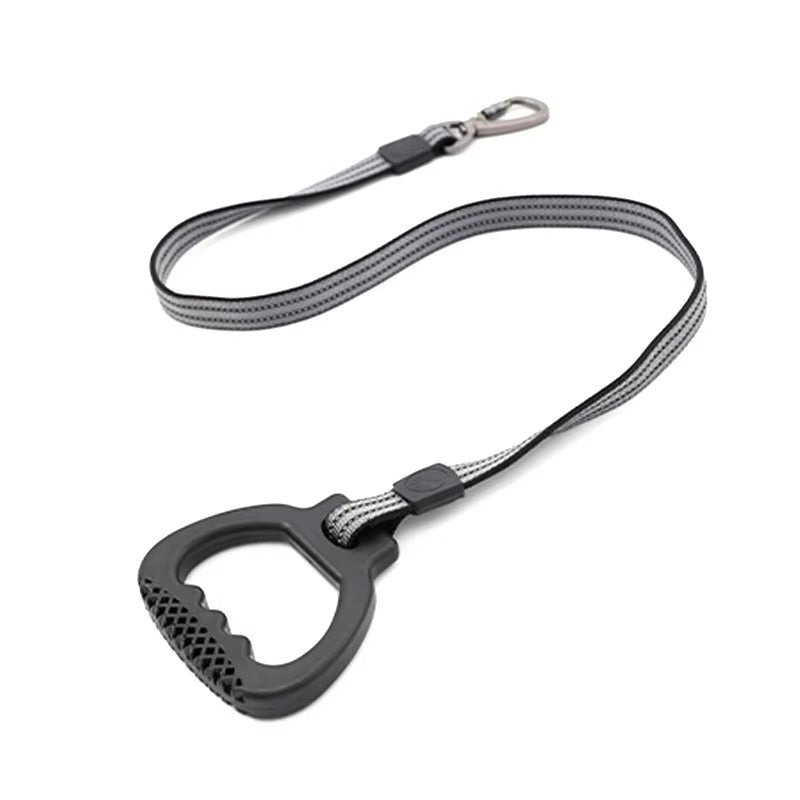 Heavy-Duty Short Dog Leash with Padded Grip Handle - Reflective Traffic Leash for Close Control