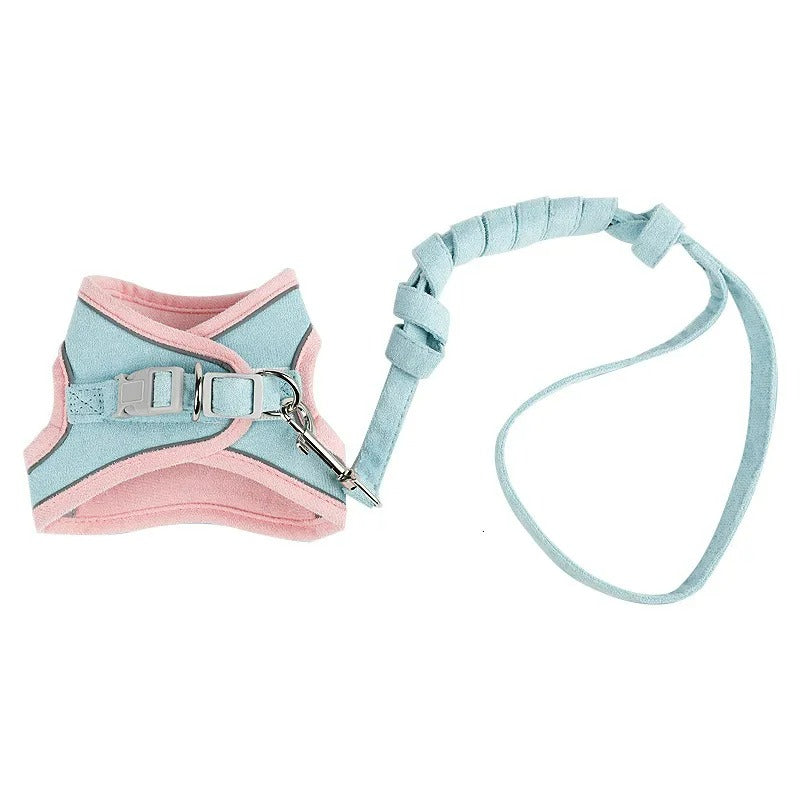 Comfort Fit Cat Harness and Leash Set - Escape Proof Vest with Reflective Trim