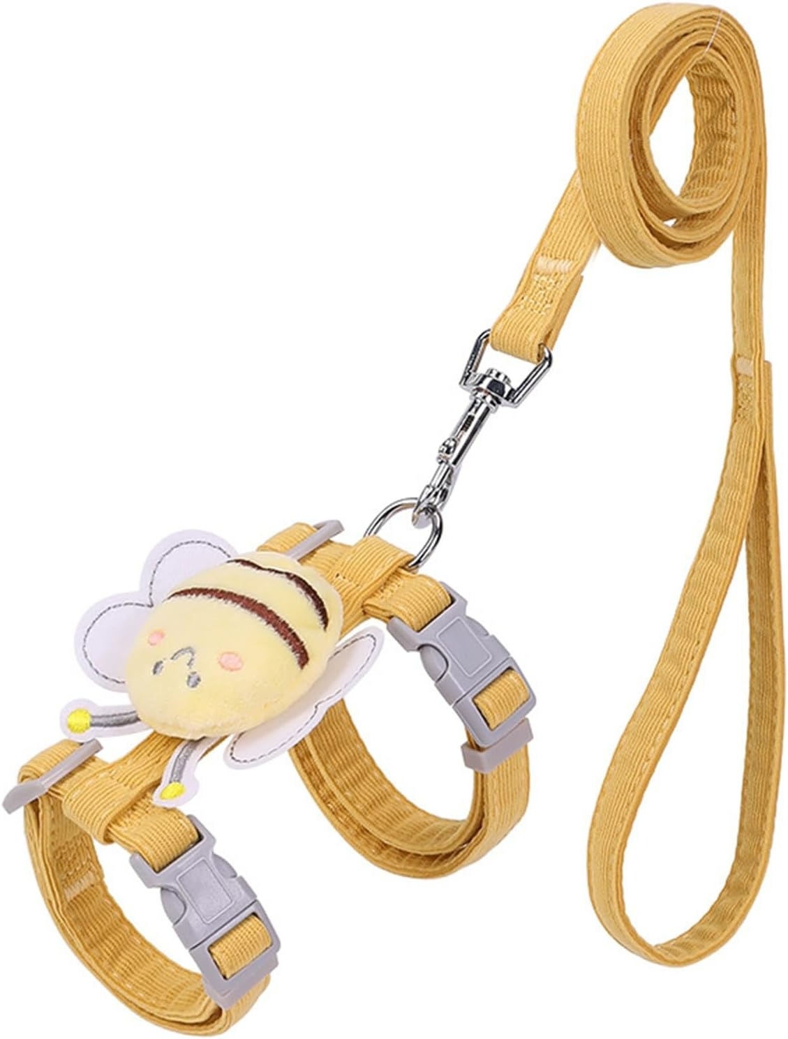 Cute Bee Cat Harness & Leash Set | Adjustable & Breathable Pet Vest Harness