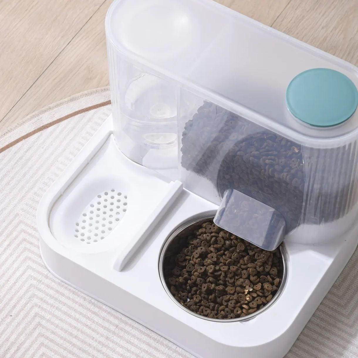 Self-Dispensing Pet Feeder & Waterer
