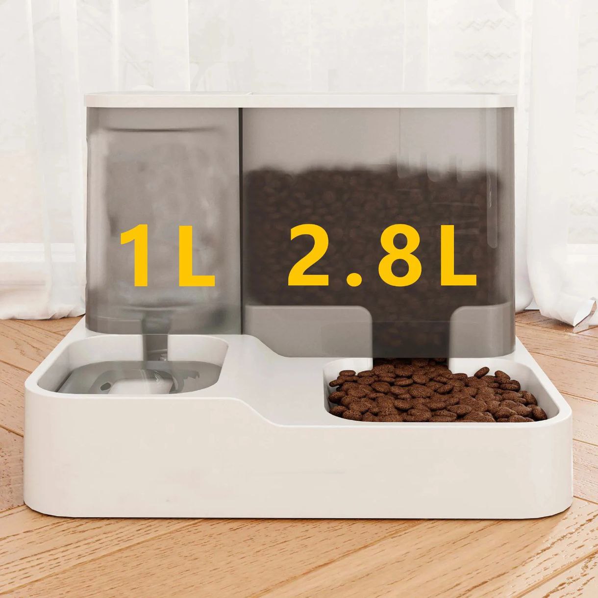 Self-Dispensing Pet Feeder & Waterer