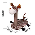 Load image into Gallery viewer, Novelty Deer Cat Scratching Post – Jumbo Sisal Scratcher with Plush Head & Interactive Toy