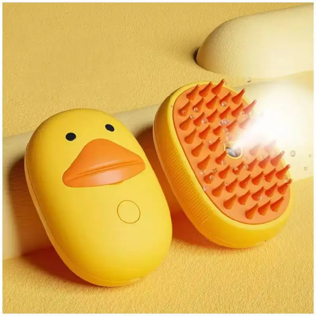 Duck-Shaped Pet Massage & Grooming Brush