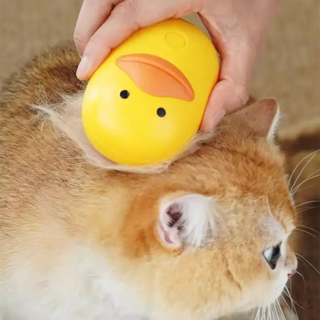 Duck-Shaped Pet Massage & Grooming Brush
