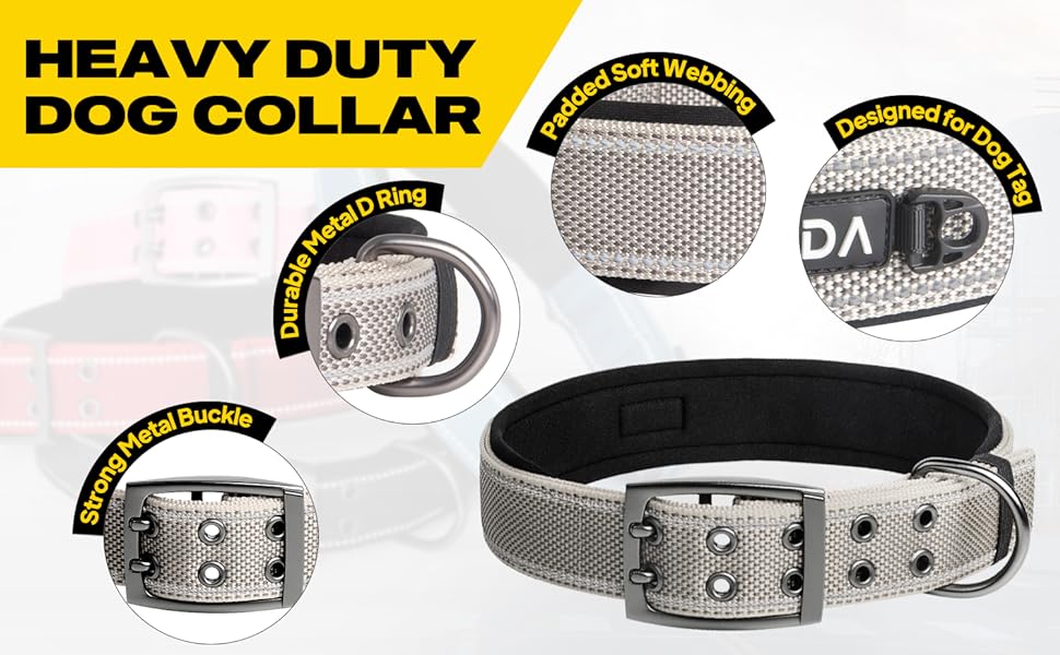 FIDA Heavy Duty Dog Collar