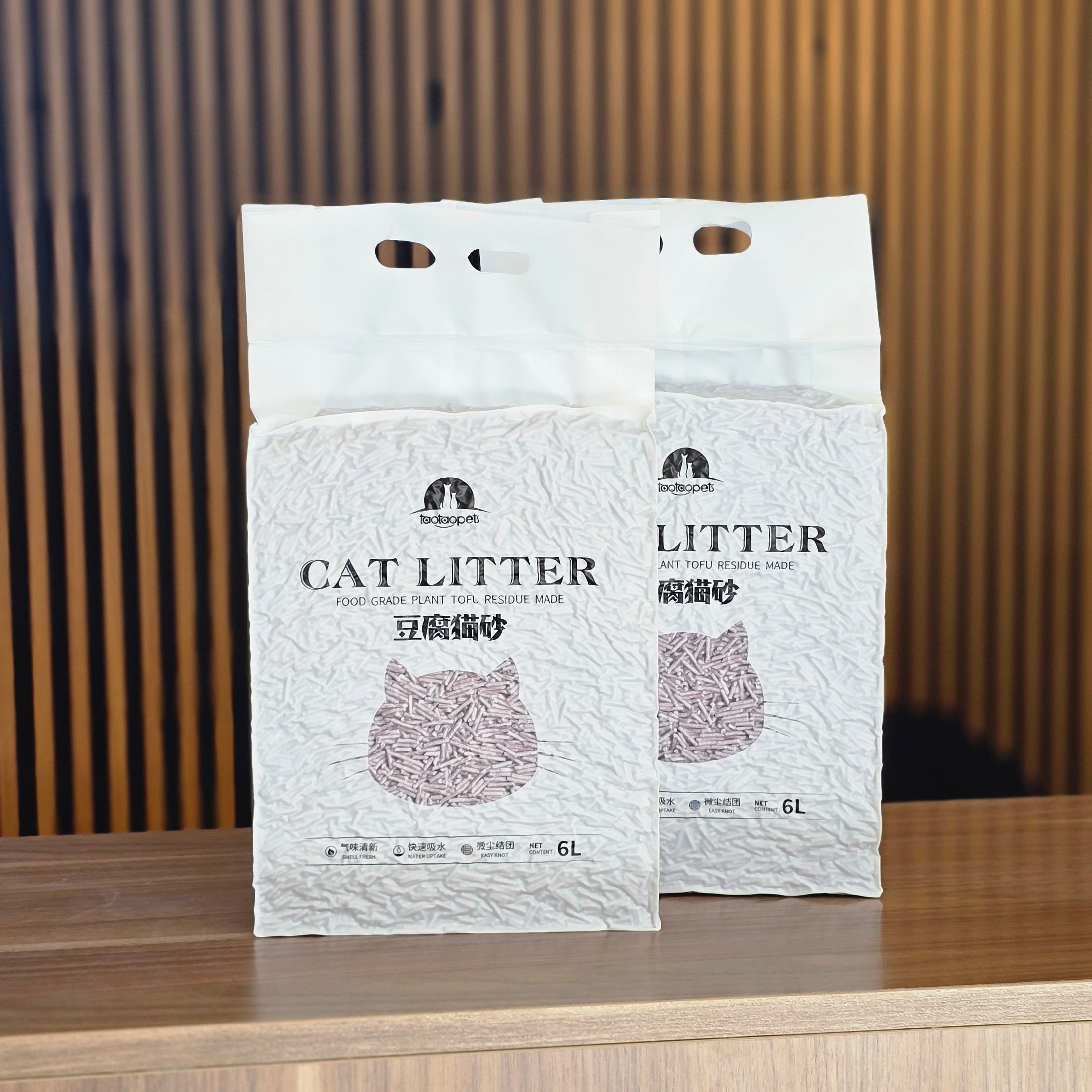 Premium Natural Tofu Cat Litter 6L