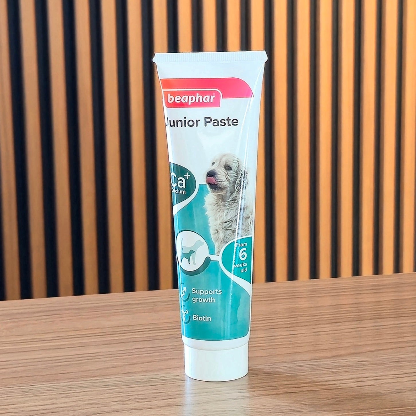 Beaphar Junior Paste for Puppies – Calcium & Biotin Growth Supplement