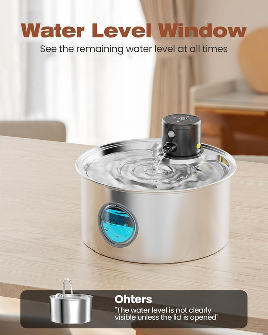 Stainless Steel Water Fountain With Sensor