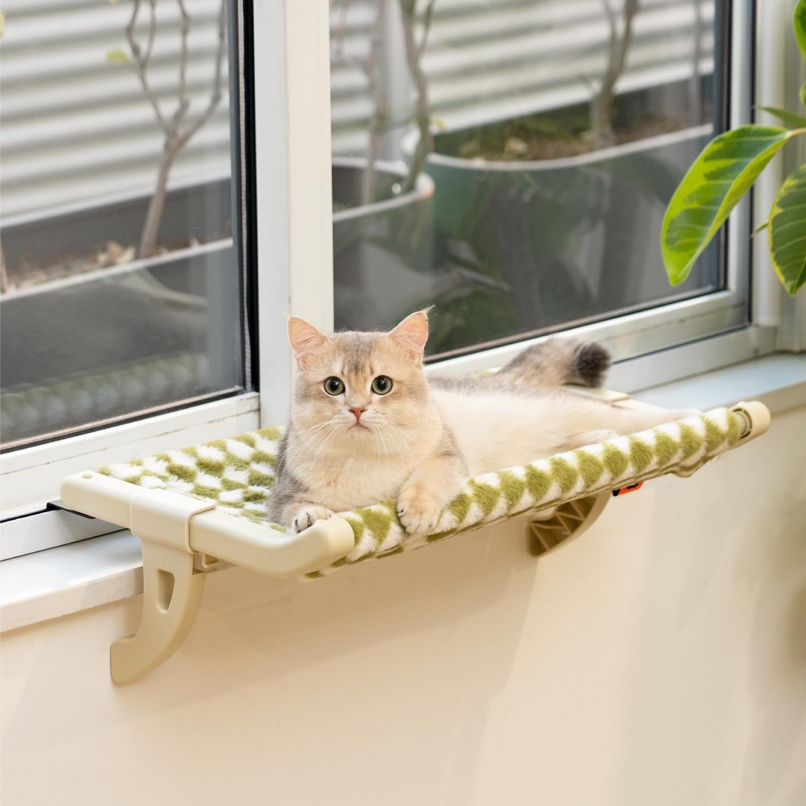 MEWOOFUN Window Sill Perch for Indoor Cats hammock
