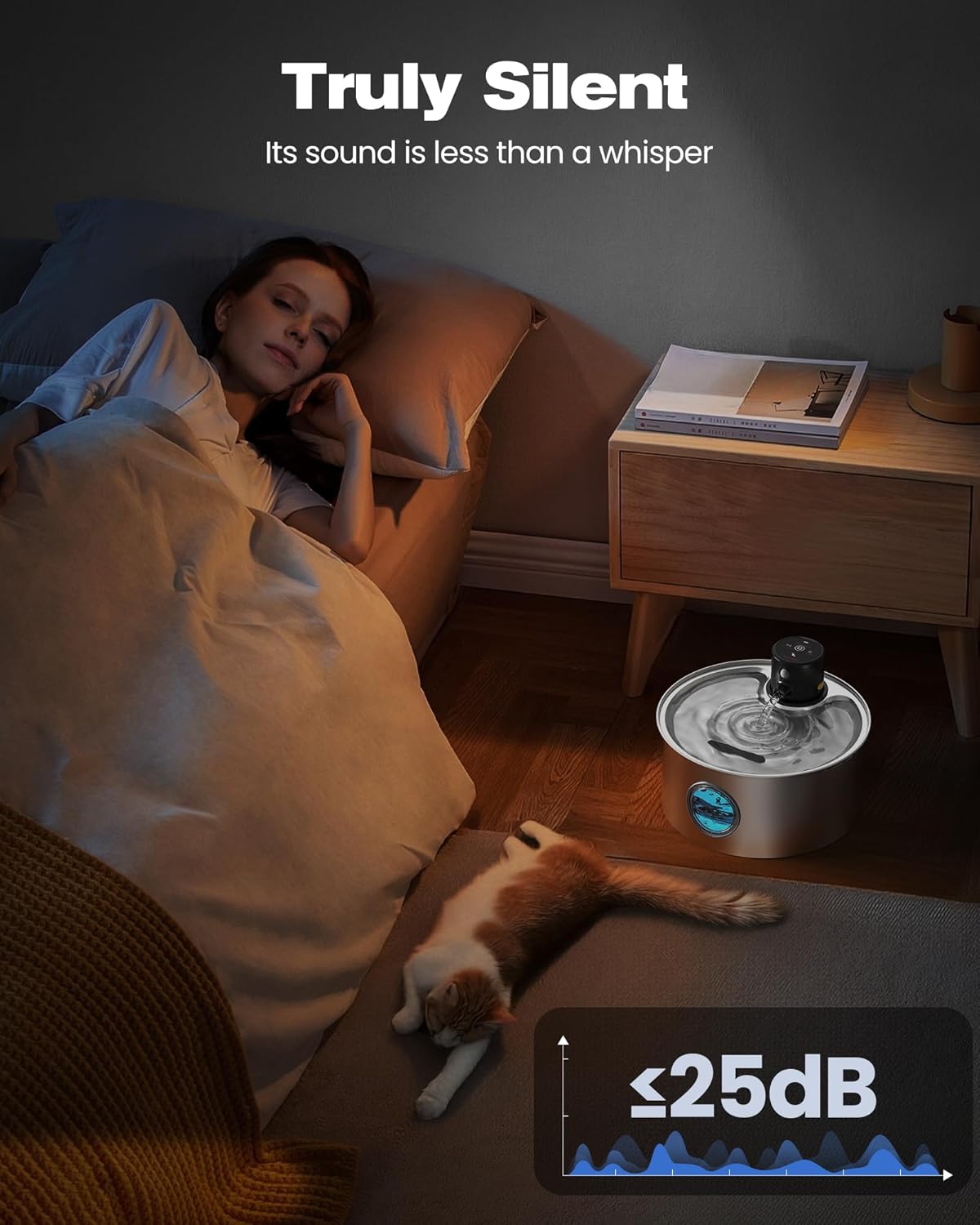 Stainless Steel Water Fountain With Sensor