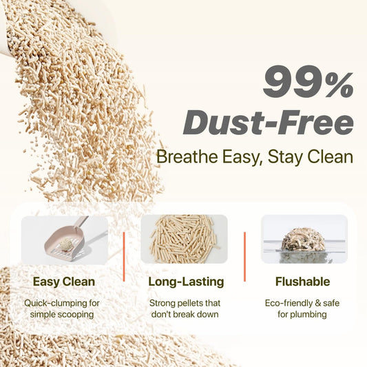 Premium Natural Tofu Cat Litter 6L