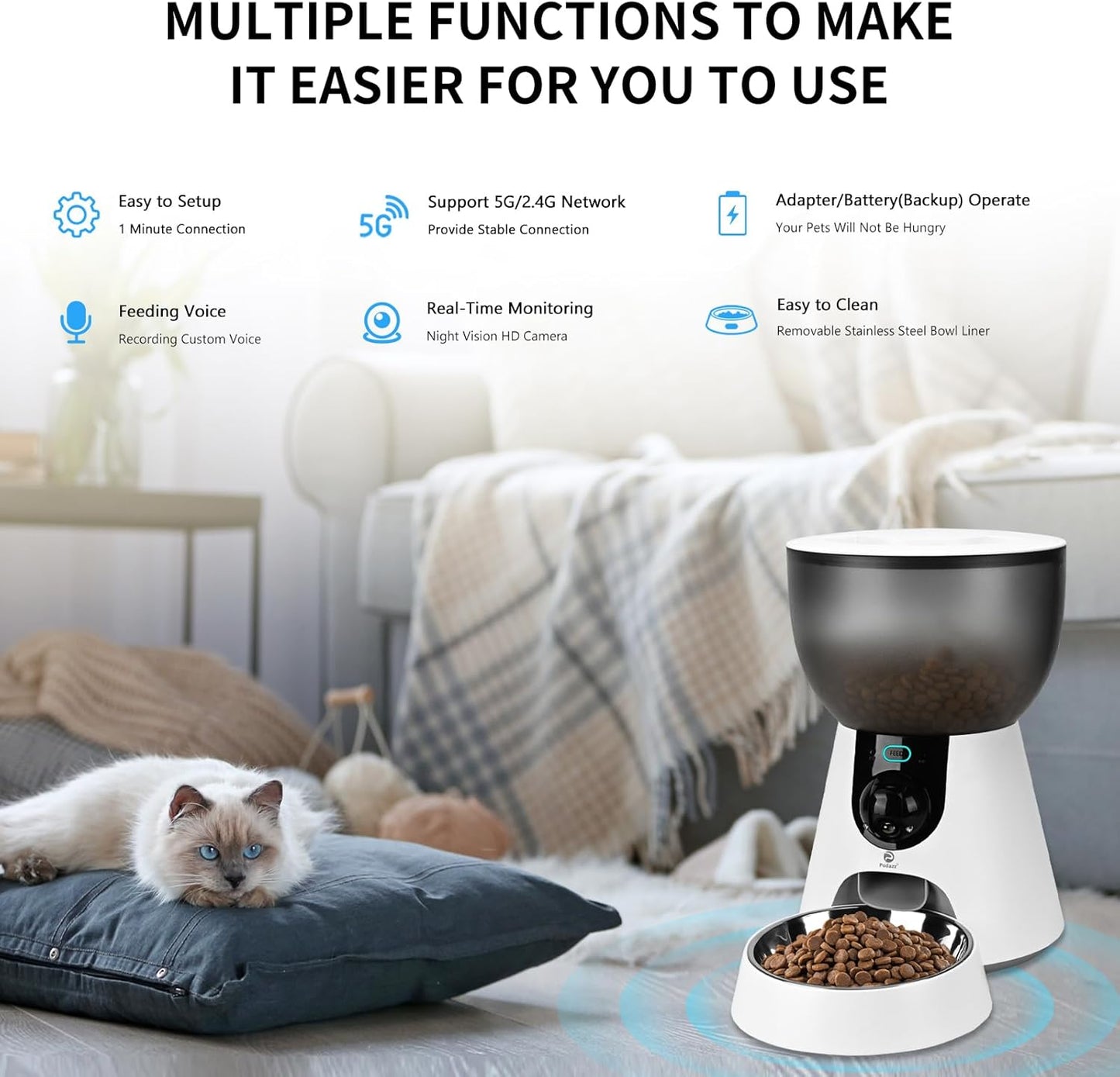 Smart Pet Feeder With Camera