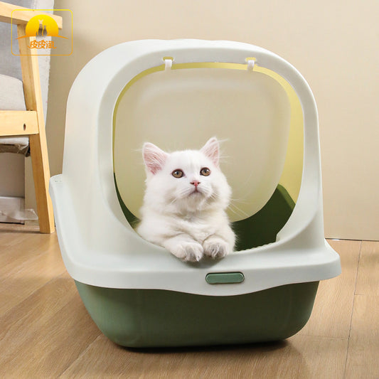Modern Hooded Cat Litter Box