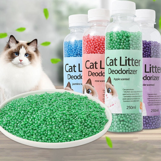 Scented Cat Litter Deodorizer Beads- 250 ml
