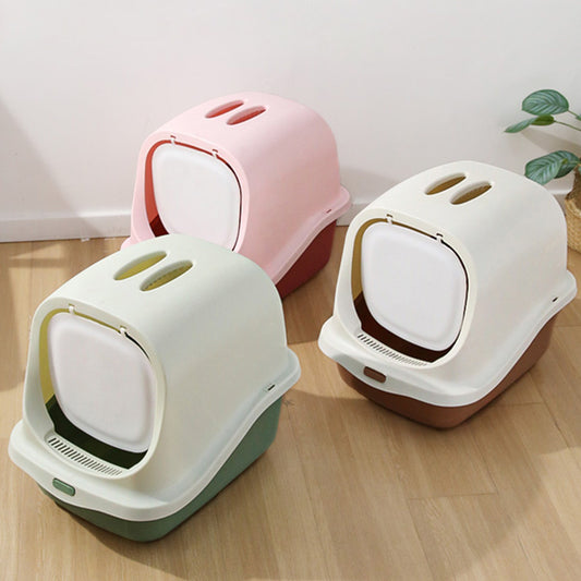 Modern Hooded Cat Litter Box