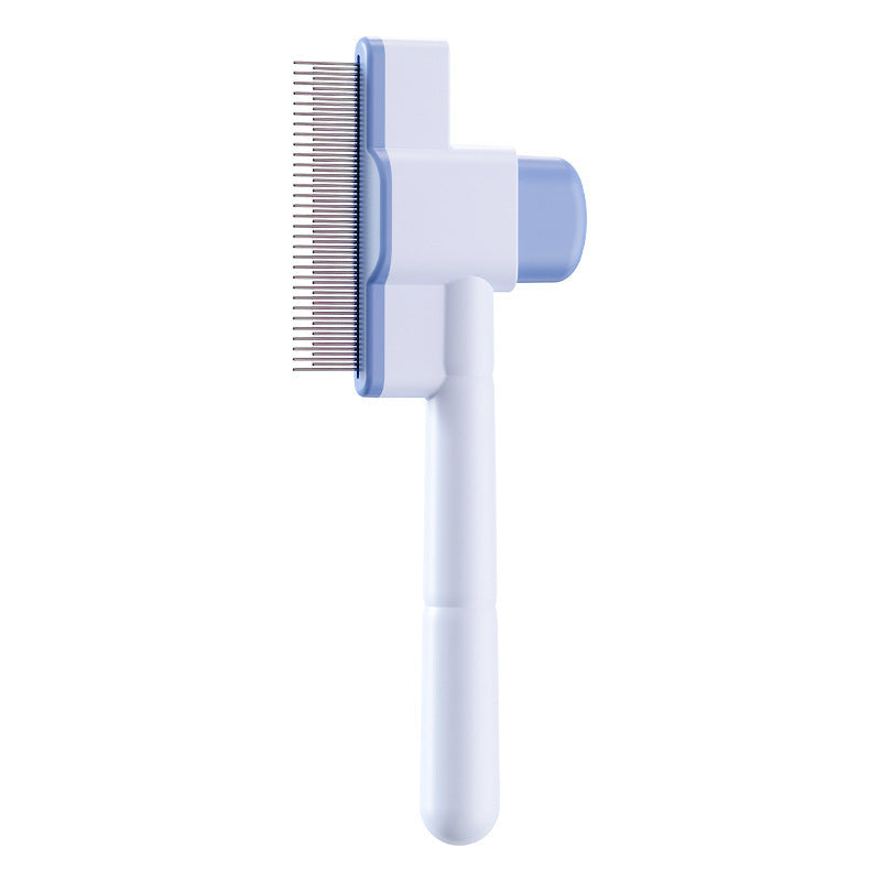One-Click Self-Cleaning Pet Grooming Brush - Effortless Hair Removal