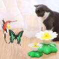 Load image into Gallery viewer, Interactive Flower & Feather Cat Toy
