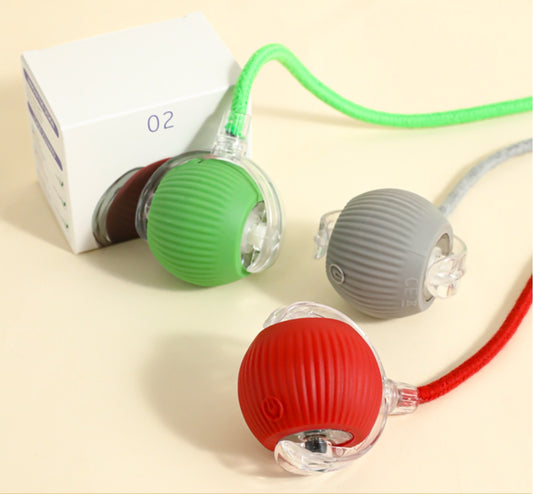 Electric Smart Tail Rolling Ball - Interactive Cat Toy
