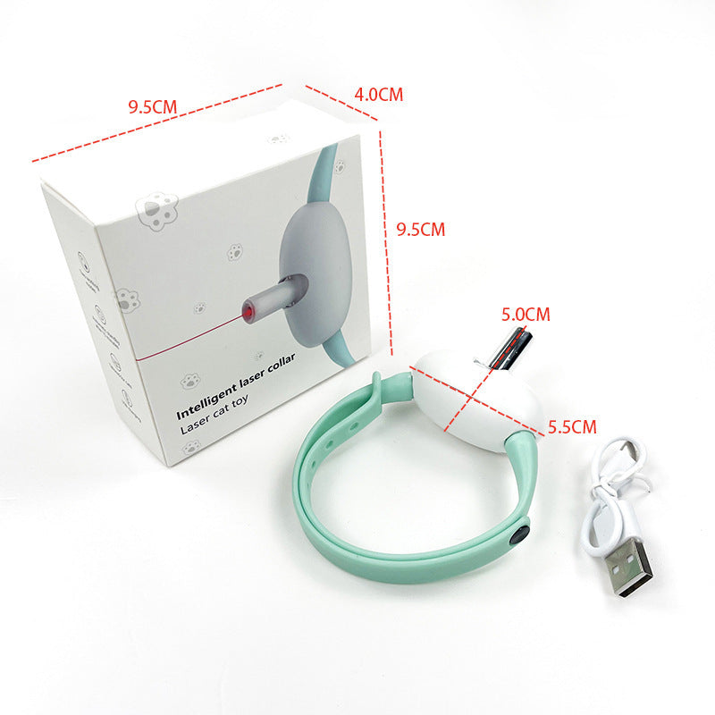 Interactive Cat Laser Collar Toy