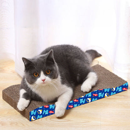Cardboard Cat Scratcher Lounger with Playful Design