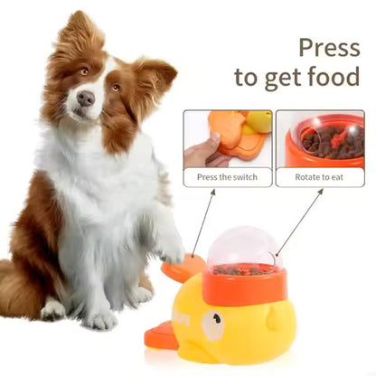 Interactive Duck Treat Dispenser Toy for Pets