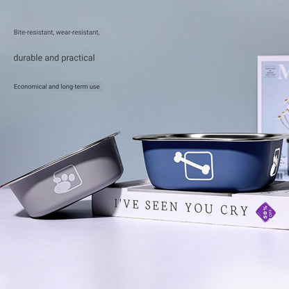 Square Stainless Steel Pet Bowl | Non-Slip Dog & Cat Feeder | Durable & Easy-to-Clean