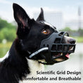 Load image into Gallery viewer, Soft Silicone Basket Dog Muzzle | Anti-Biting, Barking & Chewing | Reflective & Padded
