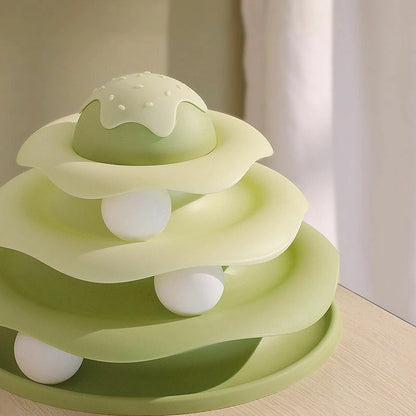 Cat Toy Interactive Track Ball Spinner