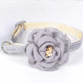 Load image into Gallery viewer, Floral Cat Collar with Charm | Cute & Adjustable Flower Cat Collar | Stylish Cat Accessory
