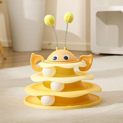Top Swinging Ball Cat Track Amusement Disc Pet Entertainment