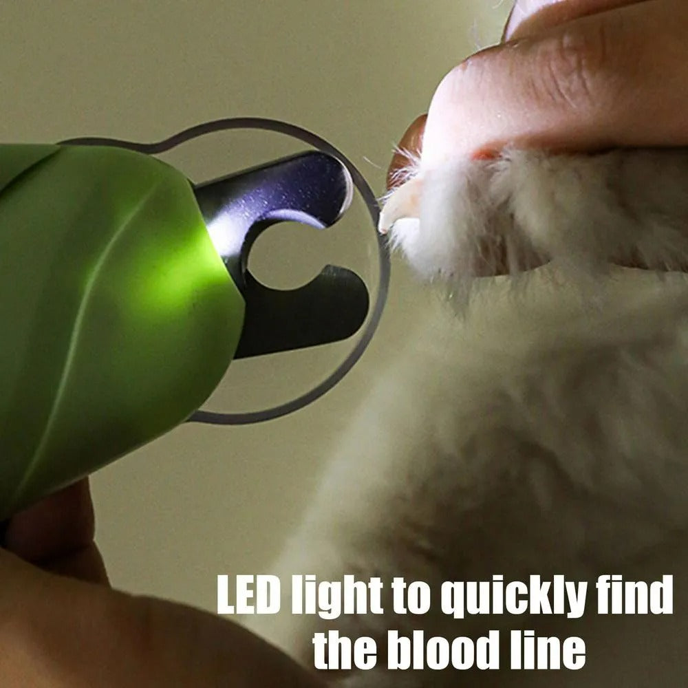 LED Light Pet Nail Clippers – Safe & Easy Trimming Tool for Dogs, Cats & Small Animals