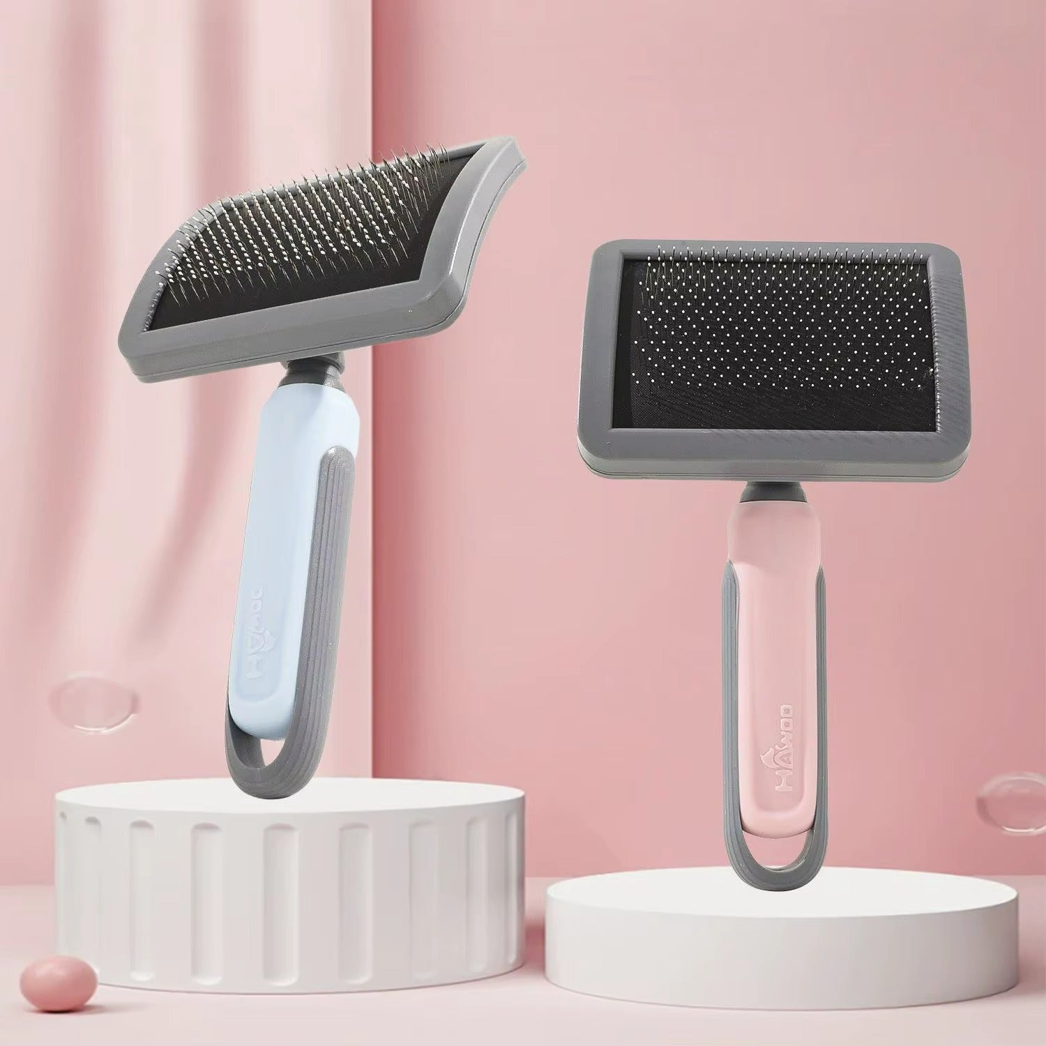 Professional Pet Slicker Brush – Gentle Grooming & Deshedding Tool for Dogs & Cats