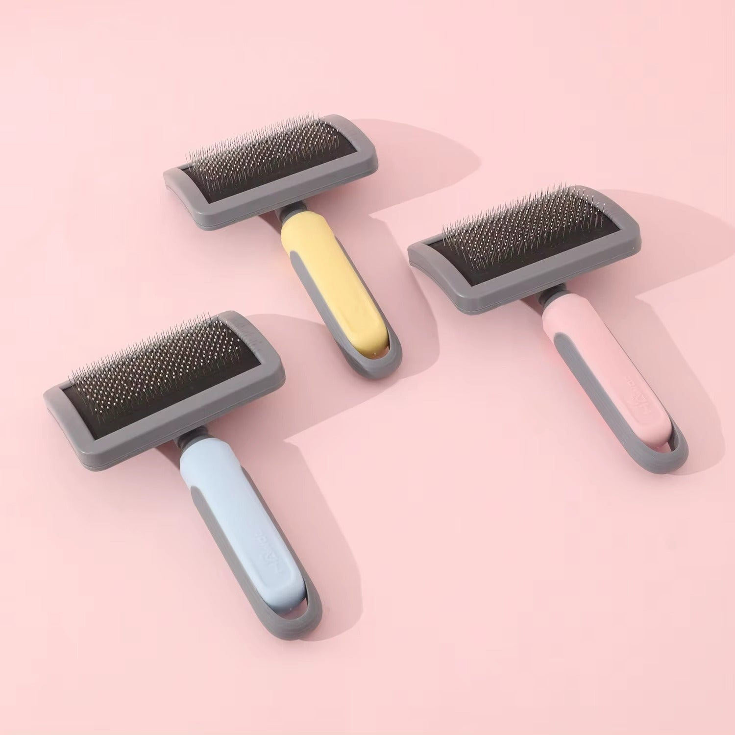 Professional Pet Slicker Brush – Gentle Grooming & Deshedding Tool for Dogs & Cats