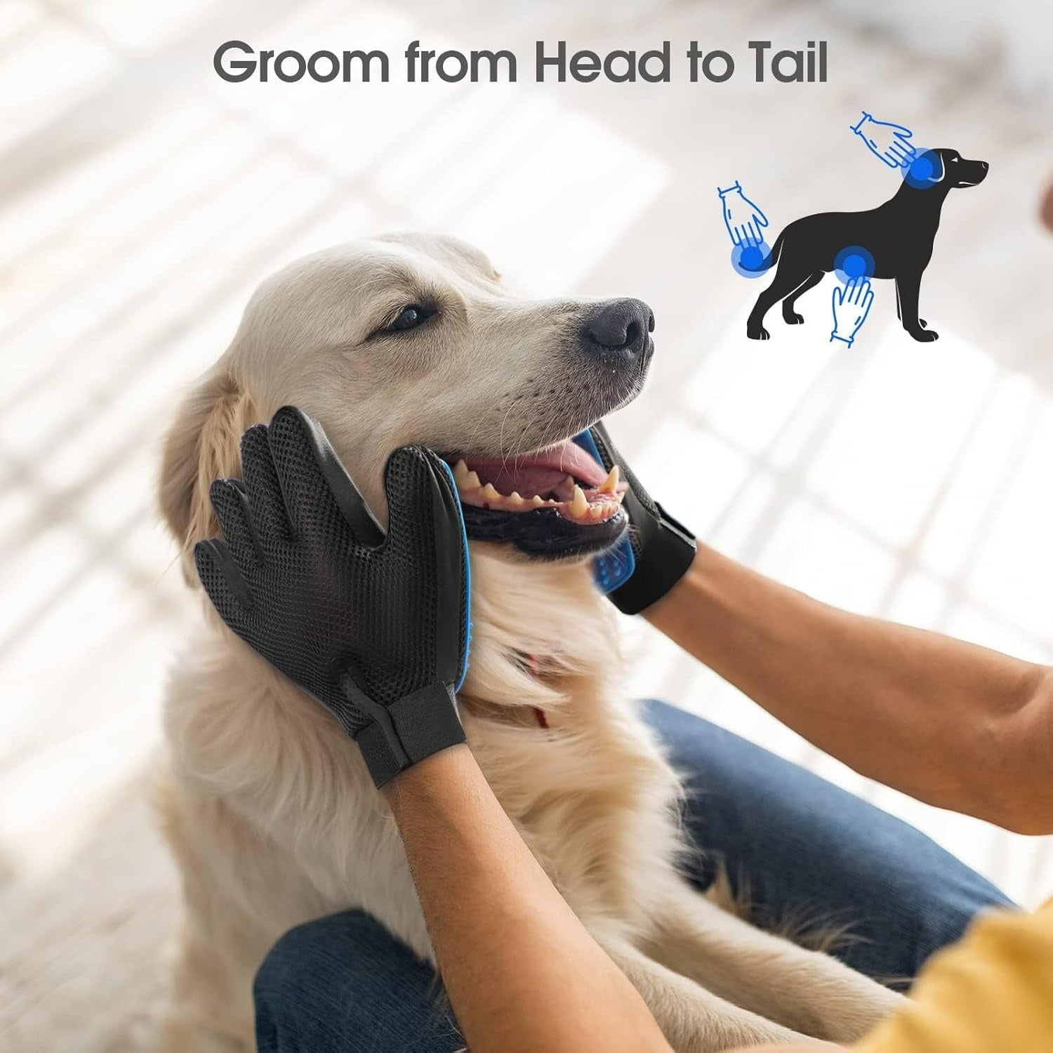 Pet Hair Remover Gloves