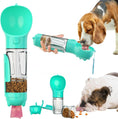 Load image into Gallery viewer, 3-in-1 Portable Dog Water Bottle with Food Container & Poop Scoop 500 ML
