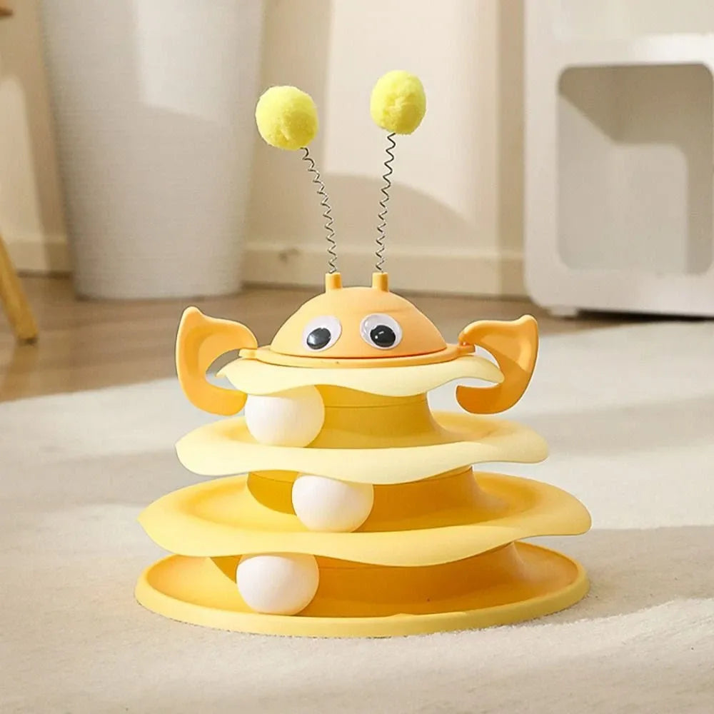 Top Swinging Ball Cat Track Amusement Disc Pet Entertainment